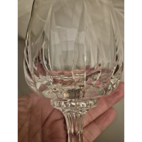 Rare 8 Tiffin Franciscan Arabelle Wine Glasses Germany Crystal - Picture 13 of 13